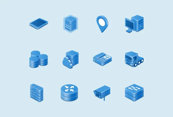 Network Analysis Custom Icons