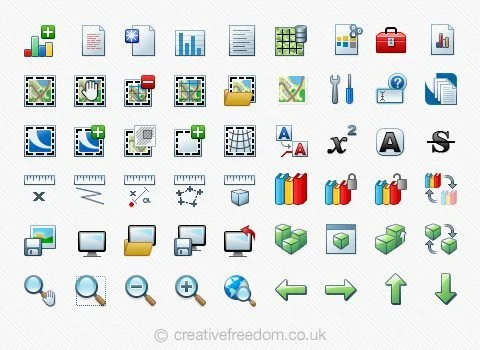 GIS Software Icons