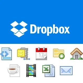 Dropbox Web Menu Icons