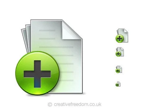 Free New Document Icon