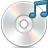 Music icon for desktop software, downloadable in 16, 24, 32, and 48 pixel sizes