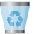 Recycle Icons symbol – ideal free icon for Windows ribbon bars and desktop menus