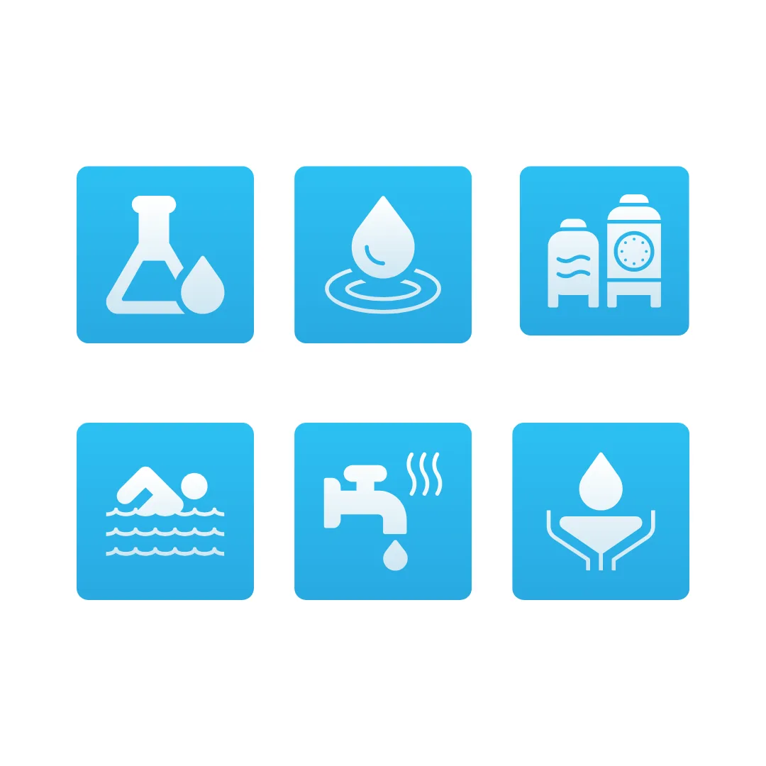 Web Product Icons for Aqualogic Website