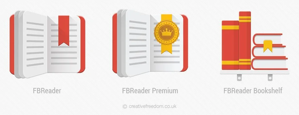 FBReader Google Play Store icons