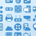 Flat Network Icons