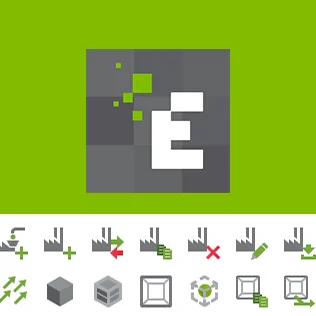 DEM Software Icons for EDEM