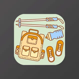 Android Hiking App Icon Design
