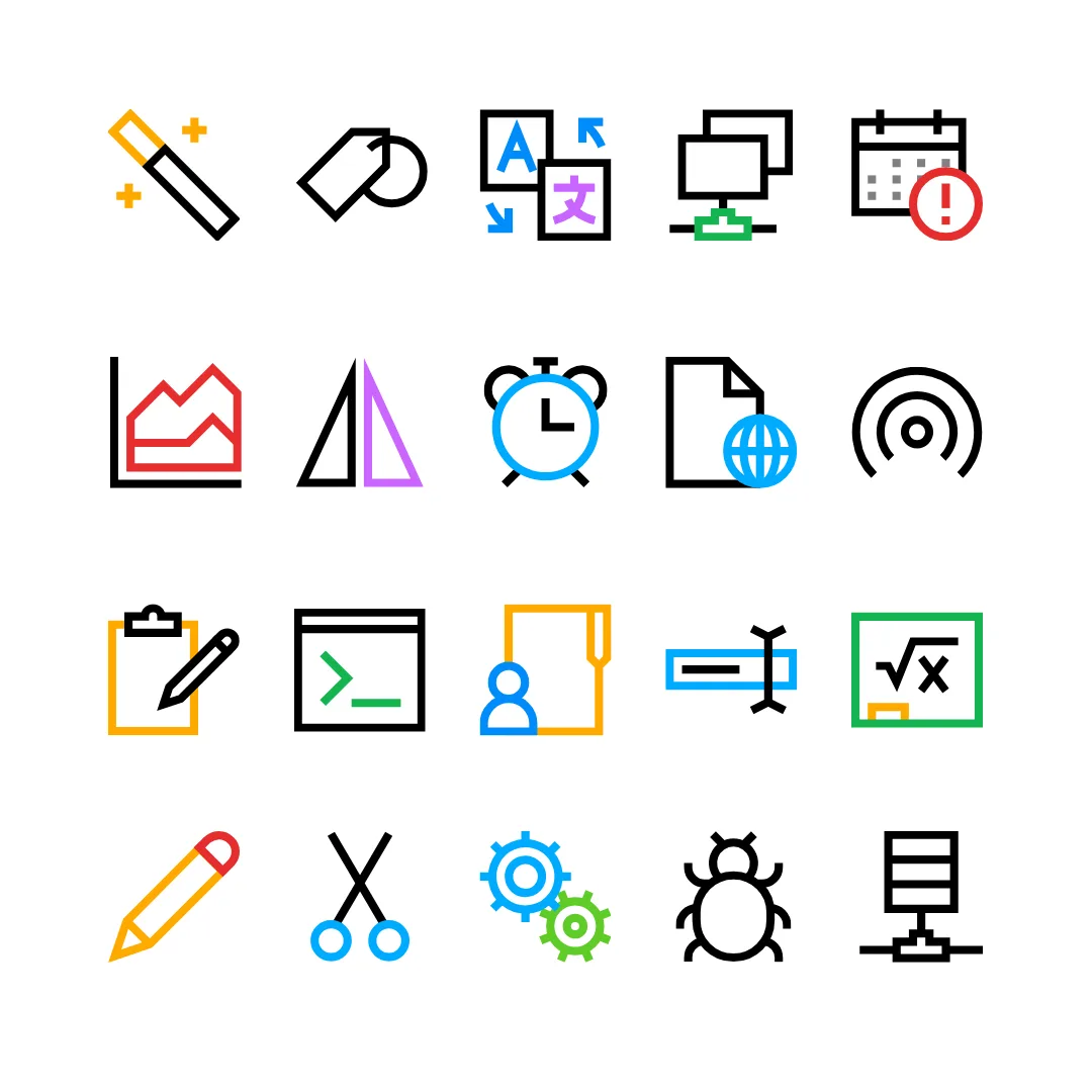 Custom Windows Icons in Microsoft 365 Ribbon Bar Style for Aveva