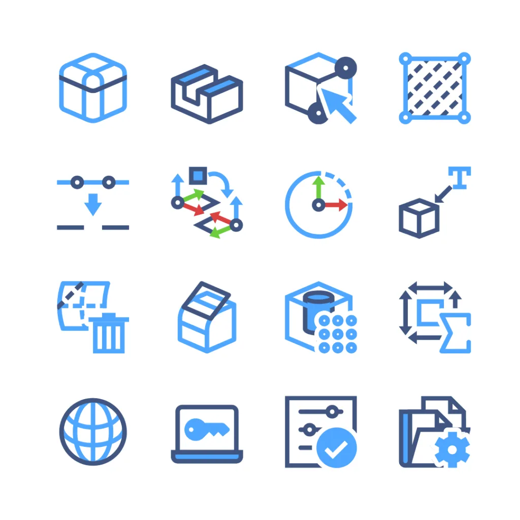 Custom CAD Icons for Hexagon Software