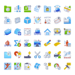 Icon Design Portfolio Project for QinetiQ Paramarine Software