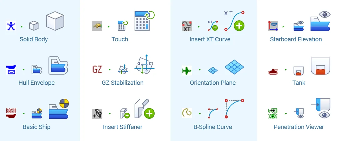 QinetiQ Paramarine Icons for CAD Software - before vs after