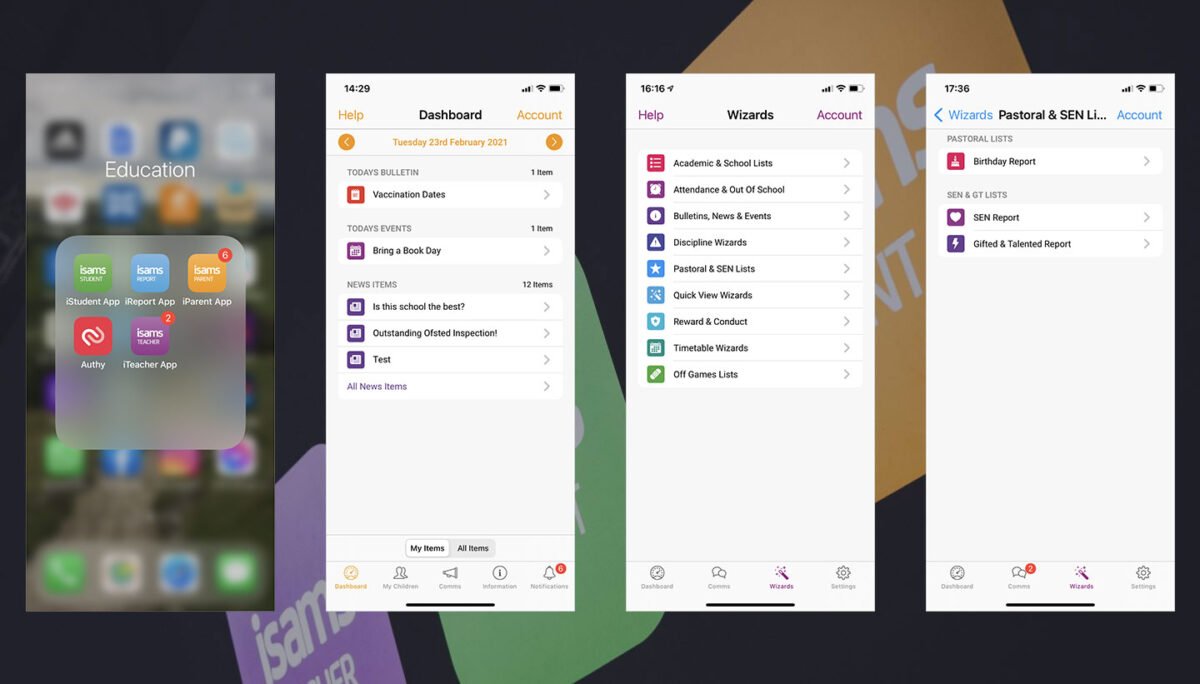 Custom App UI icons for iSAMS