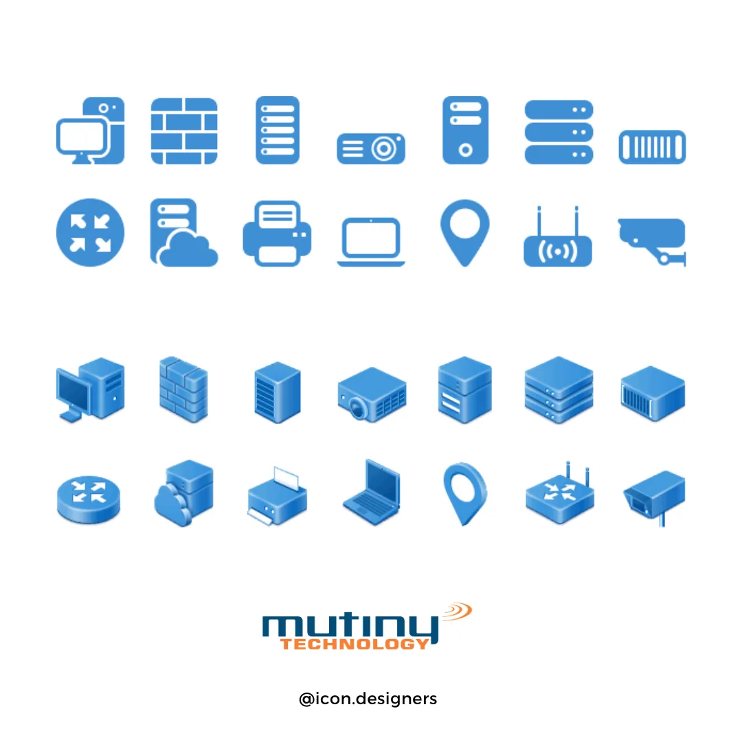Data Analytics Icons for Mutiny Software