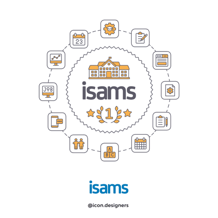 School Management Web Icons for ISAMS