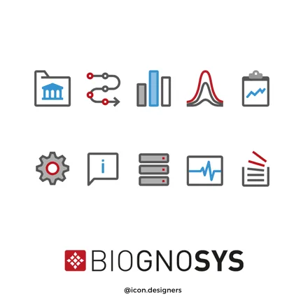 Custom UI Icon Sets for Biognosys Pharma Software