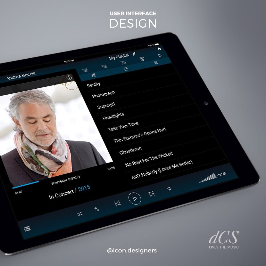 App Icon Design services for dCS Audio Music Player App