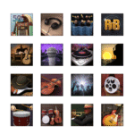 Music Genre Icons for Yamaha Music Software UI