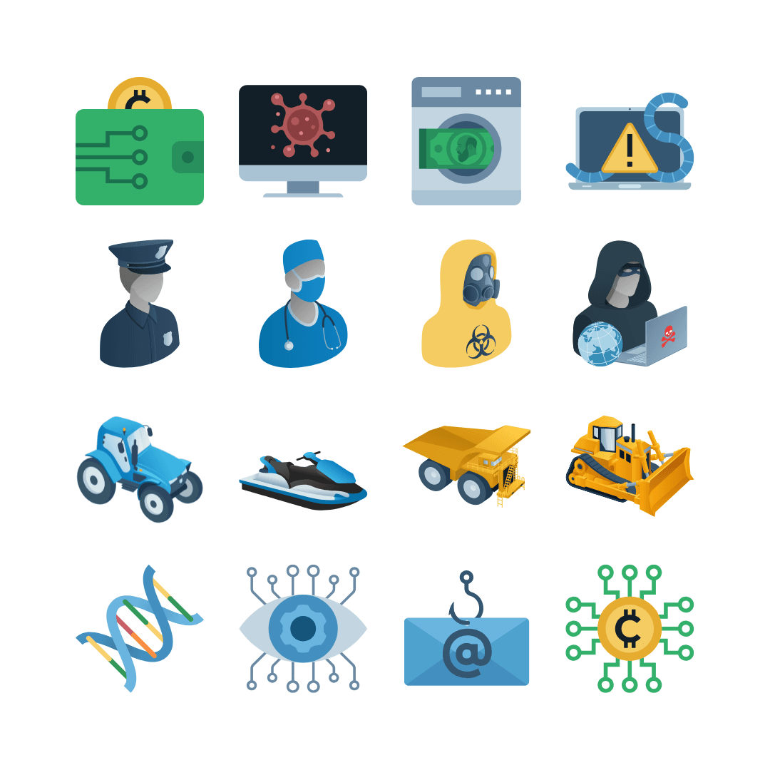 3D SVG Icons for i2 Group