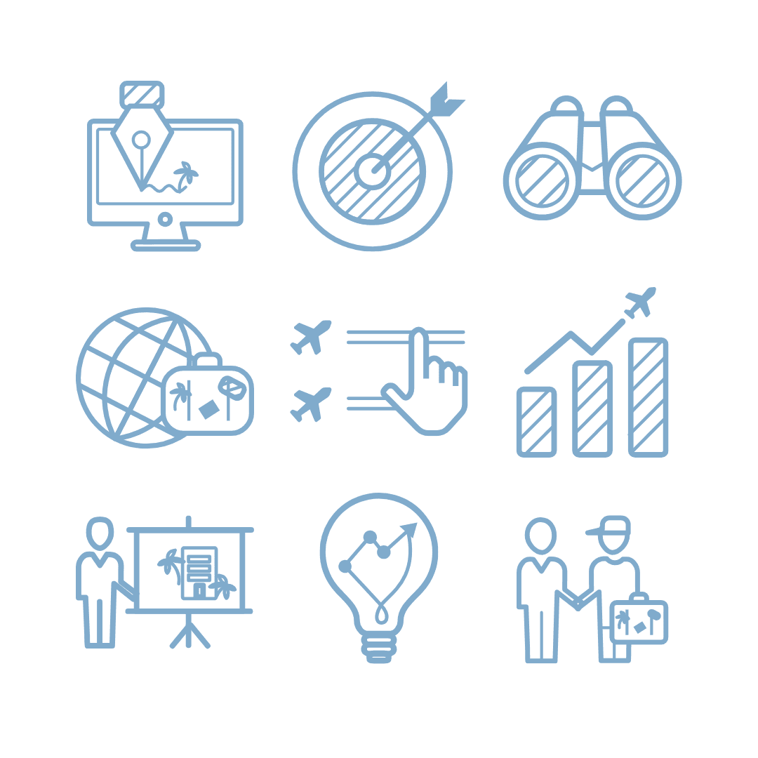 Bespoke SVG Web Icons for Group Promotions Website