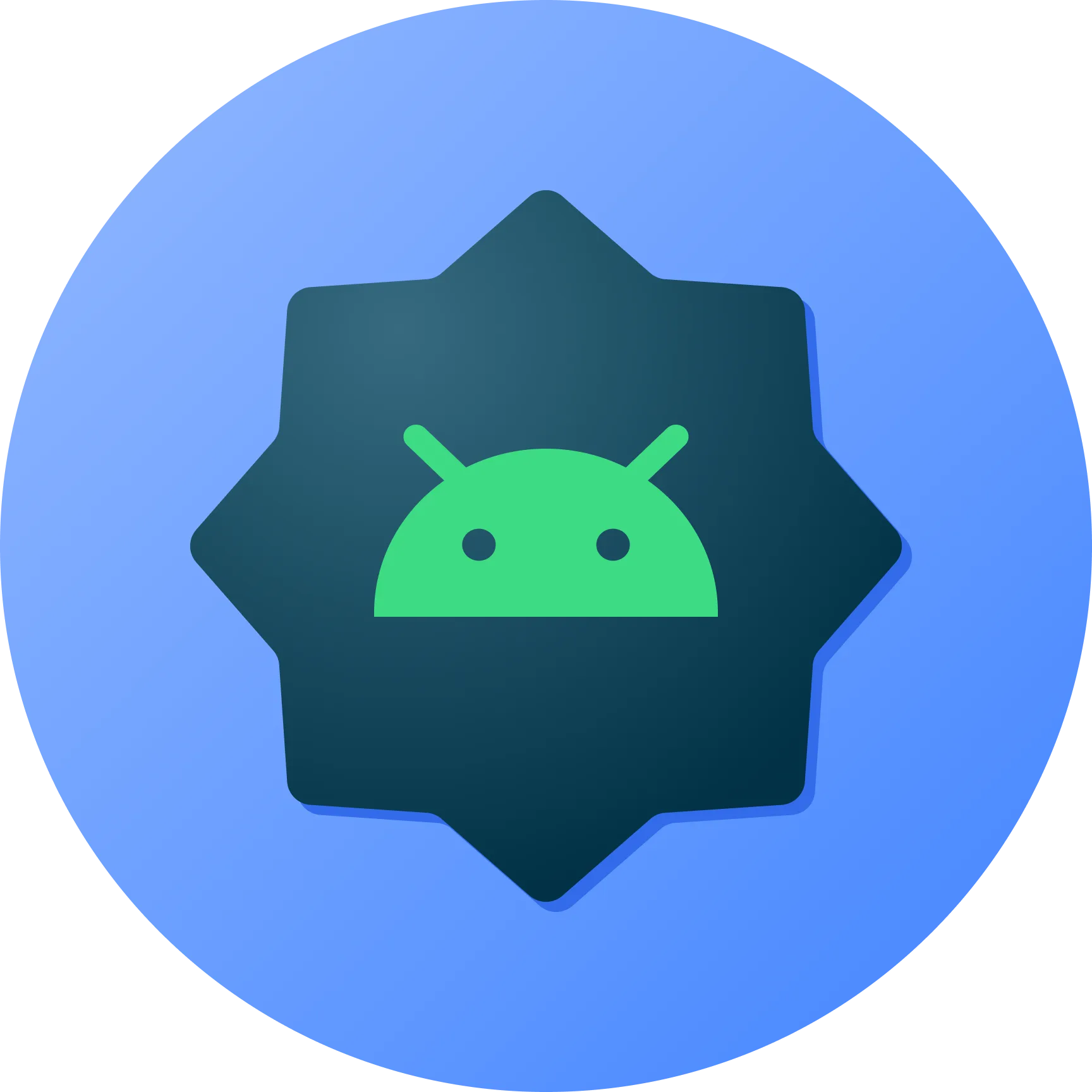 Android Adaptive Icon with Circular Mask Applied