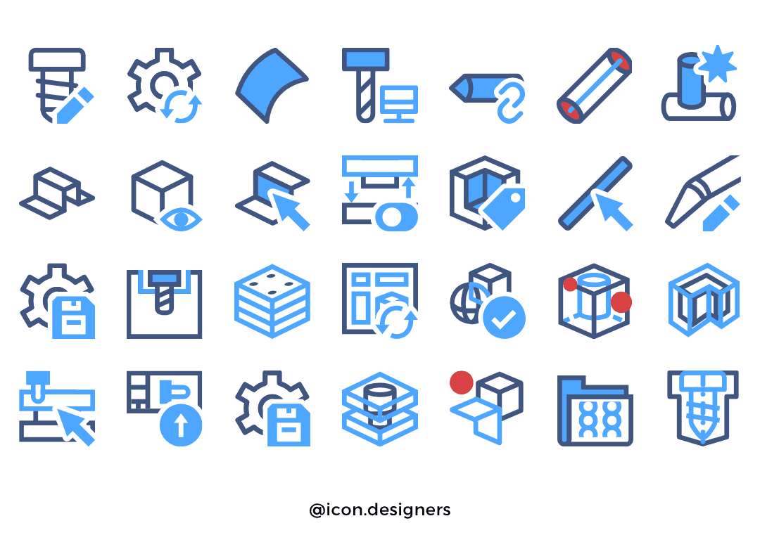 Get bespoke CAD CAM Icons designed