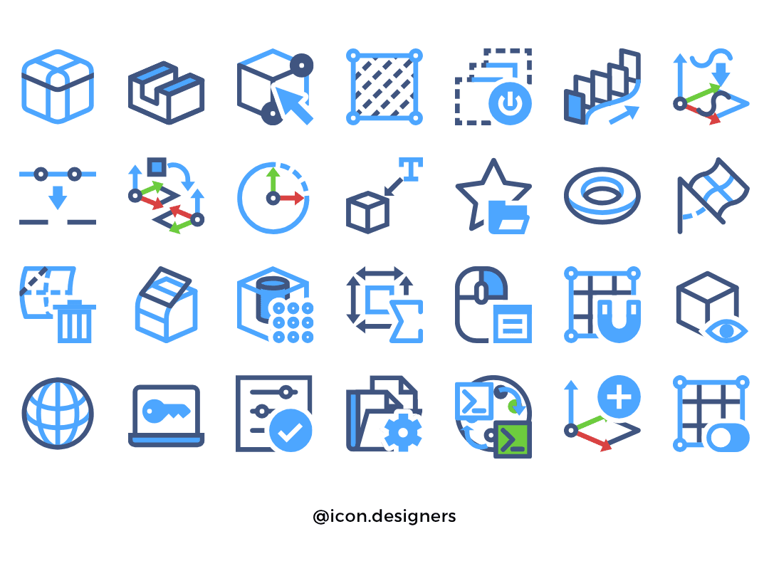 UX Icons produced in collaboration with in house Design Teams