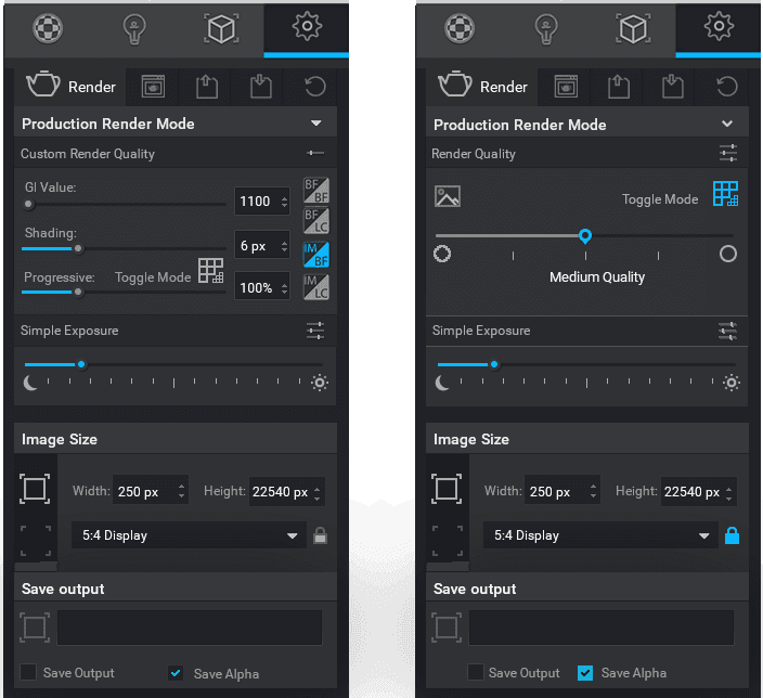 CAD Software UI Renders for V-Ray